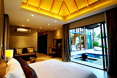 Master Bedroom with Garden and Pool View